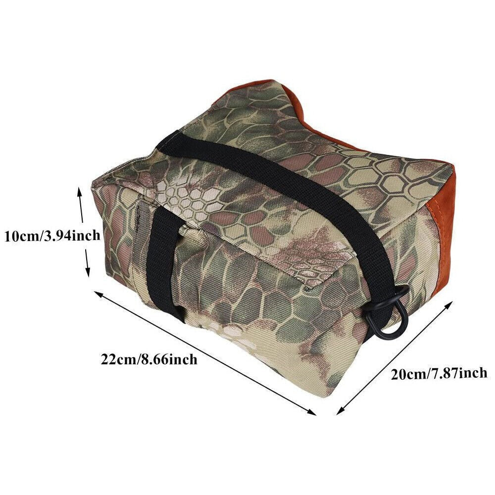 Shooting Range Sand Bag Set for Rifle and Gun Bench Rest - Hunting Accessory