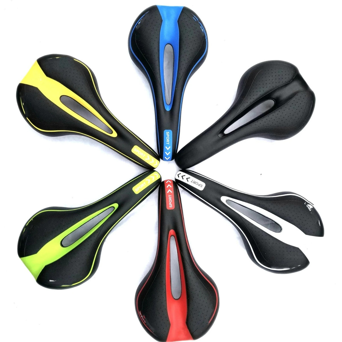 Soft Gel Bicycle Saddle Seat - Padded Mountain & Road Bike Cushion