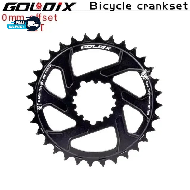 MTB Chainring 30T-38T Direct Mount 3 Bolt Offset 0-6mm for 9-12 Speed Bikes