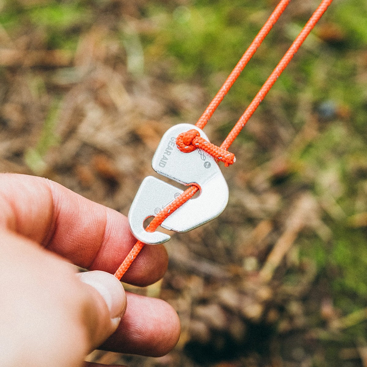 Outdoor Camping Guyline Tensioner 4-Pack - Silver