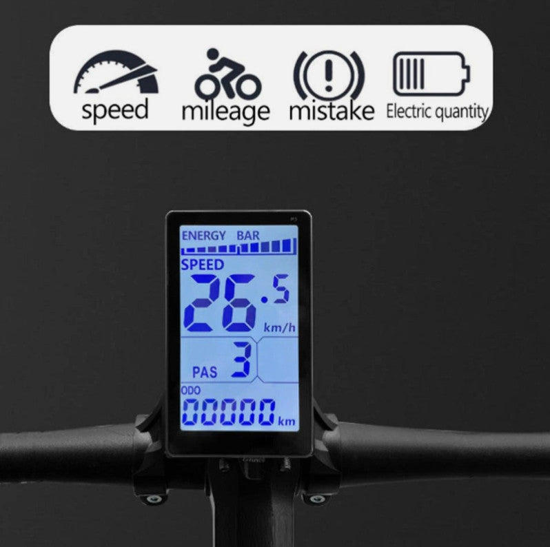 Electric Bicycle LCD Display Replacement for XP 2.0/3.0 Mountain Bike or Electric Scooter