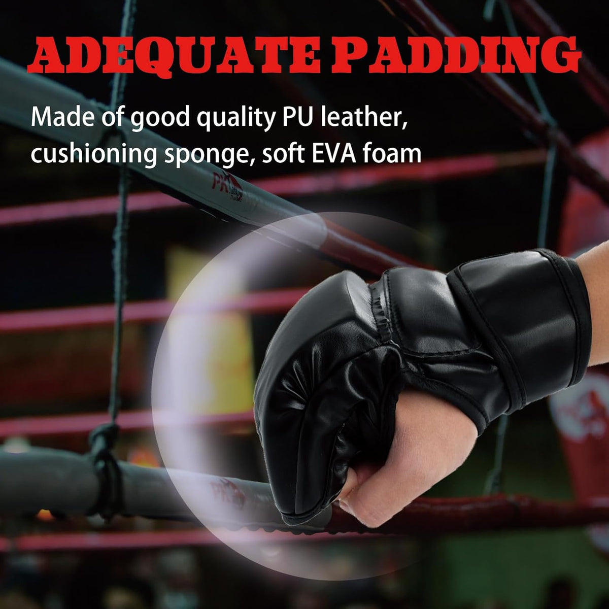2 Pairs Boxing Gloves Kickboxing Training Sparring Gloves for Men Women