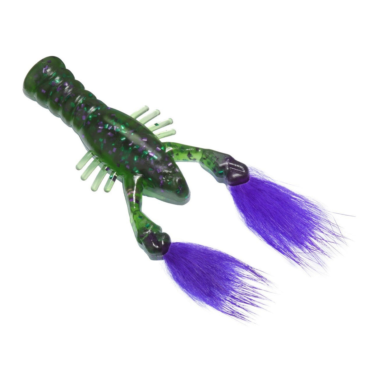 Soft Plastic Craw Baits for Fishing - 3-Inch 4-Pack Multi-Color Variety
