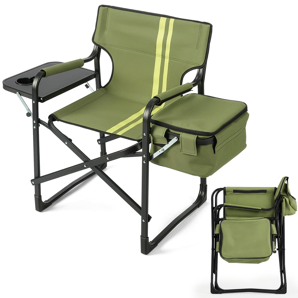 Heavy Duty Portable Camping Chair with Foldable Design for Indoor Outdoor Use