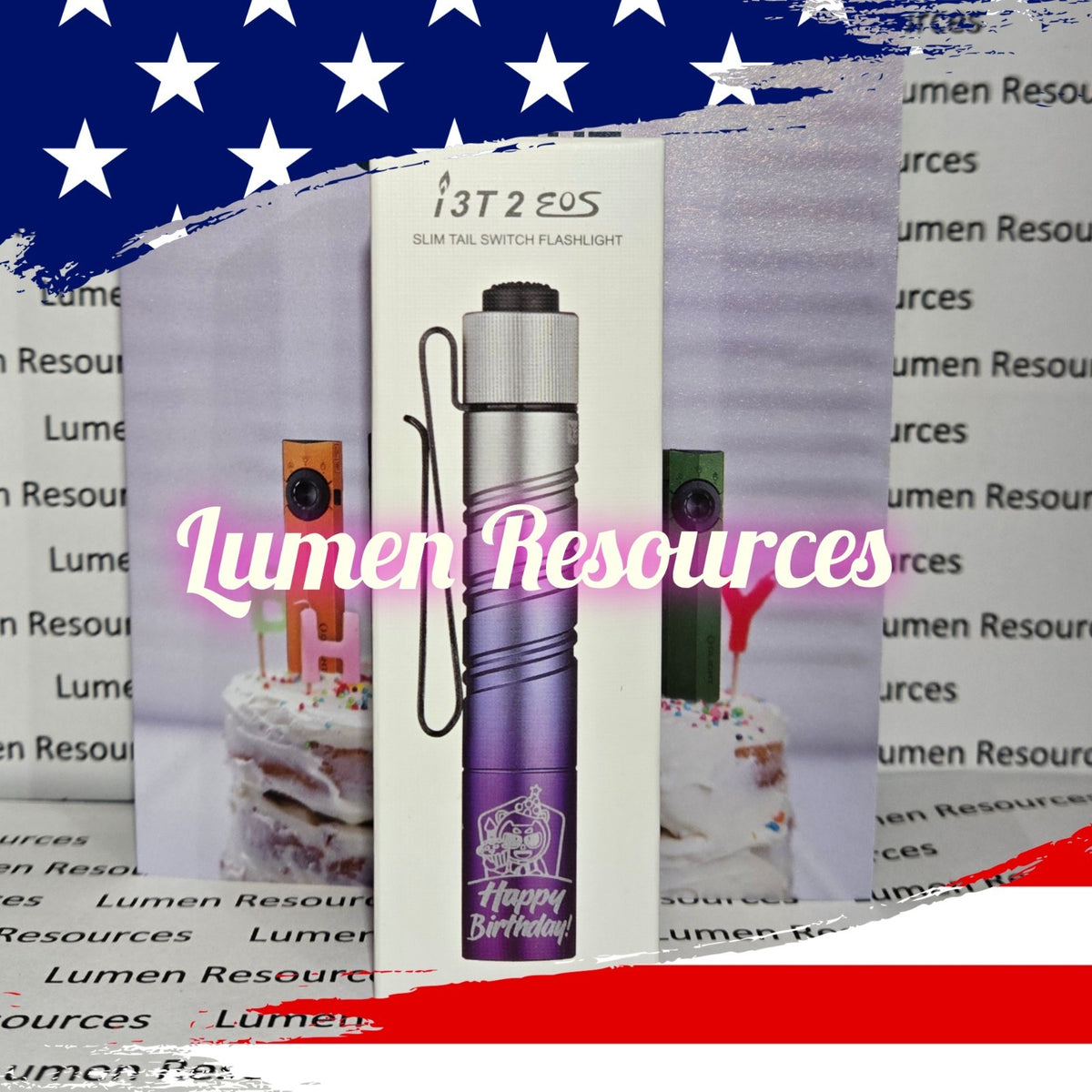 Limited Edition Olight i3T 2 EOS Birthday Flashlight & Card - 200 Lumens