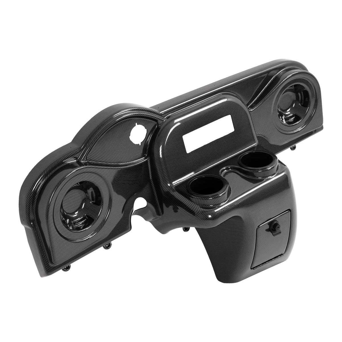 Golf Cart Carbon Fiber Style Radio & Speaker Dash Cover for EZGO RXV 2008+