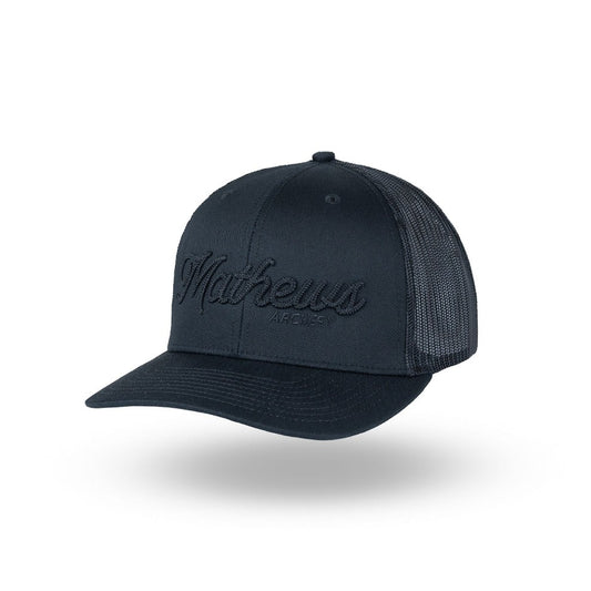 Archery Cap Black Out Hat for Hunting & Shooting - Adjustable