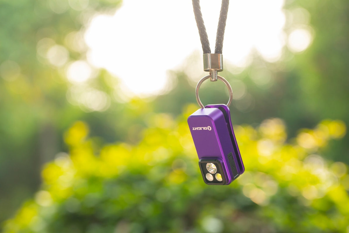 Olight Oclip Pro Compact Clip-On Flashlight with Floodlight, Spotlight & Red Light - 500 Lumens