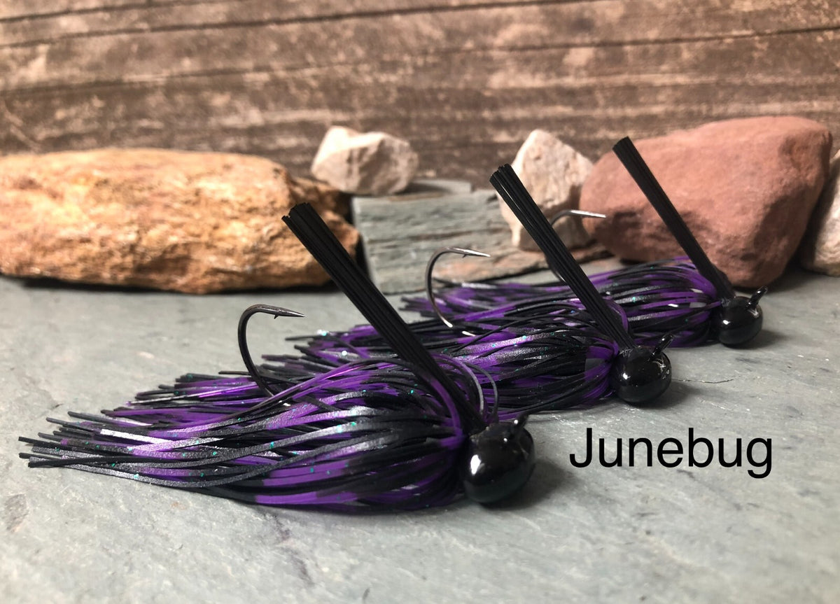 Bass Fishing Football Jigs Set - Multiple Colors & Weights