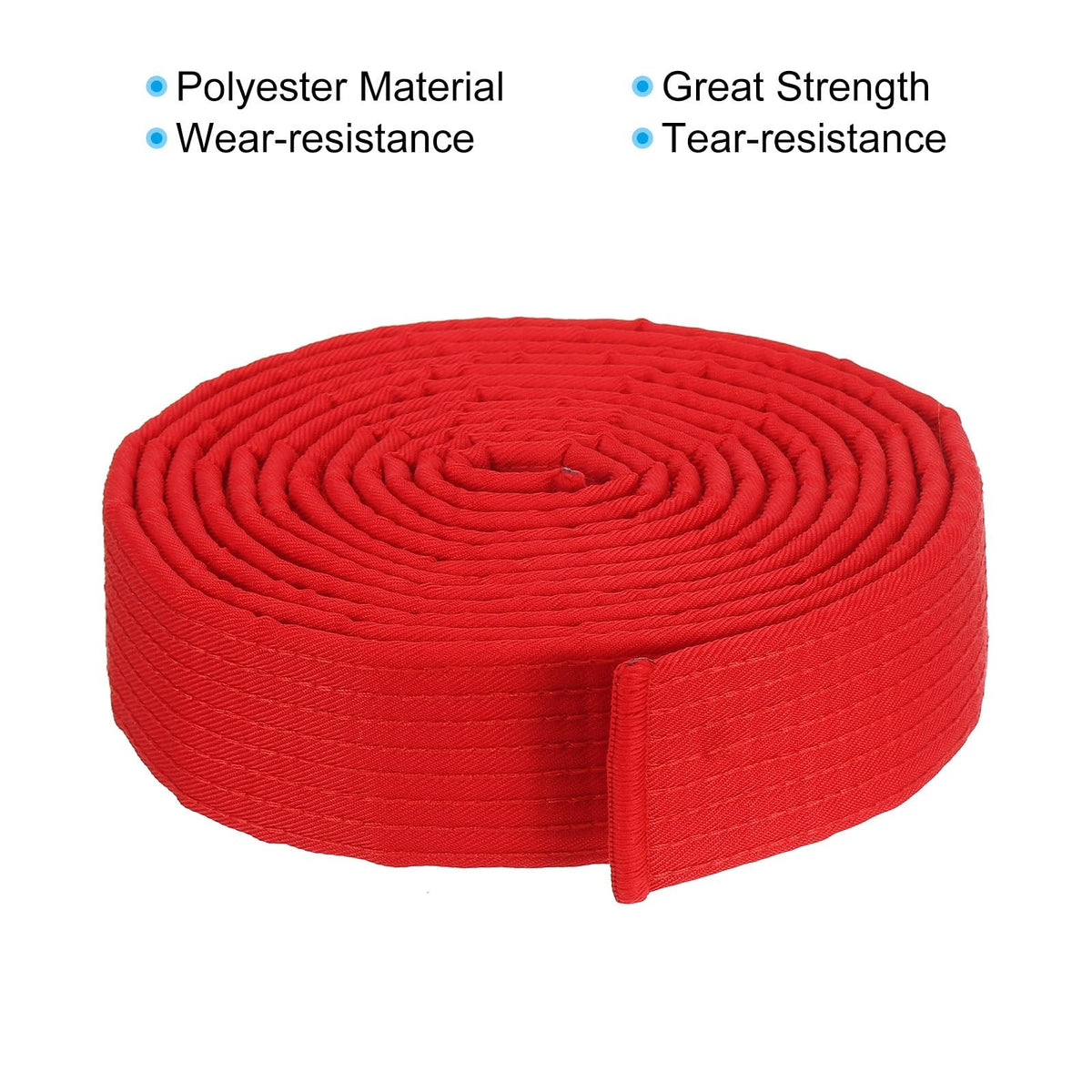 Colored Martial Arts Belt 1.5 Inch x 10.5 Ft Cotton for Taekwondo Karate Judo