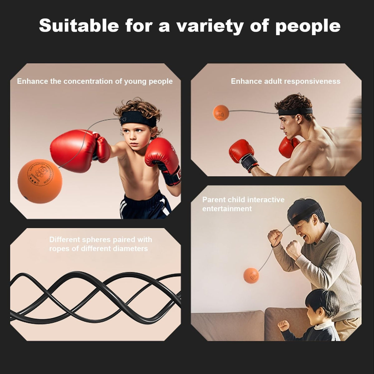Reflex Boxing Ball Training Kit – Speed, Agility & Coordination