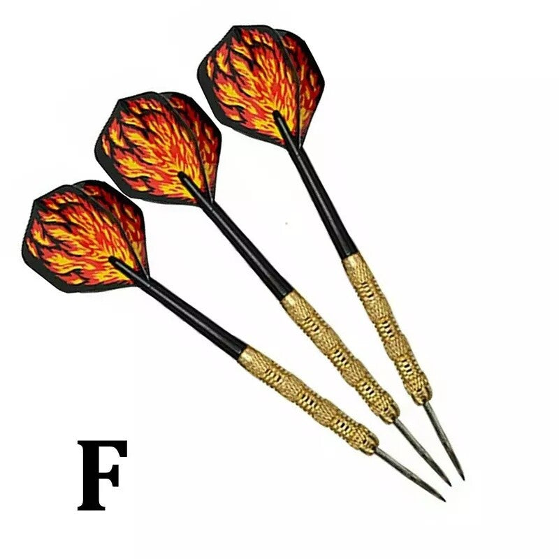 Professional Steel Tip Darts Set 15pcs 14g Slim Barrel with 5 Flight Styles
