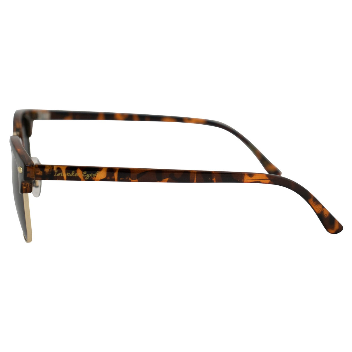 Polarized Tortoise Frame Sunglasses with Smoke Lenses - Unisex UV Protection