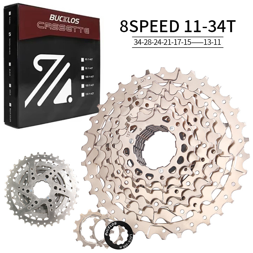 Bike Cassette and Chain Set for Shimano SRAM 8-12 Speed, 11-52T