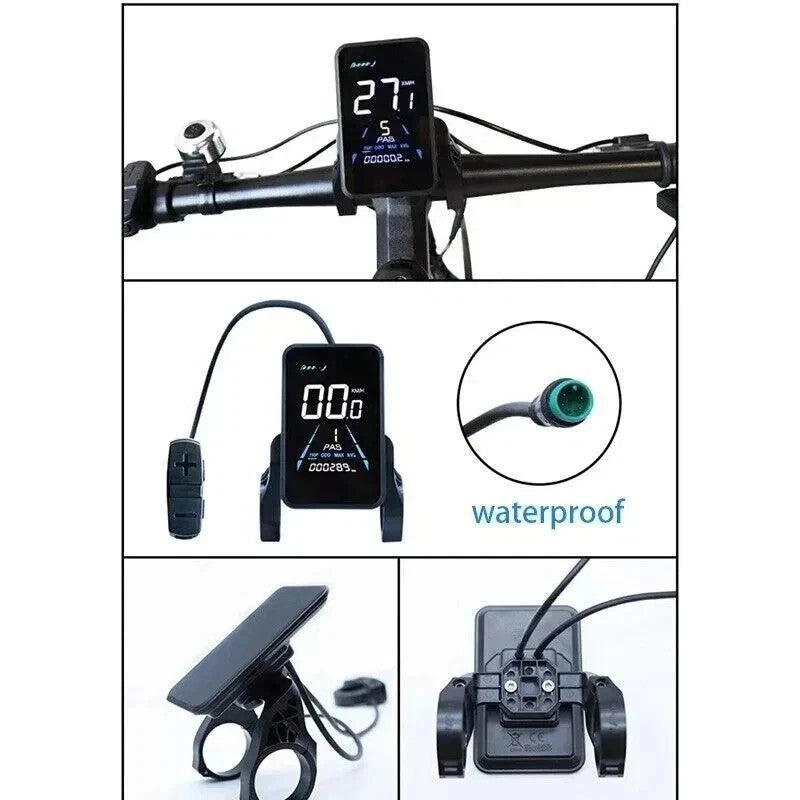 48V LCD Color Display for Electric Bike Conversion Kit - Scooter Accessories