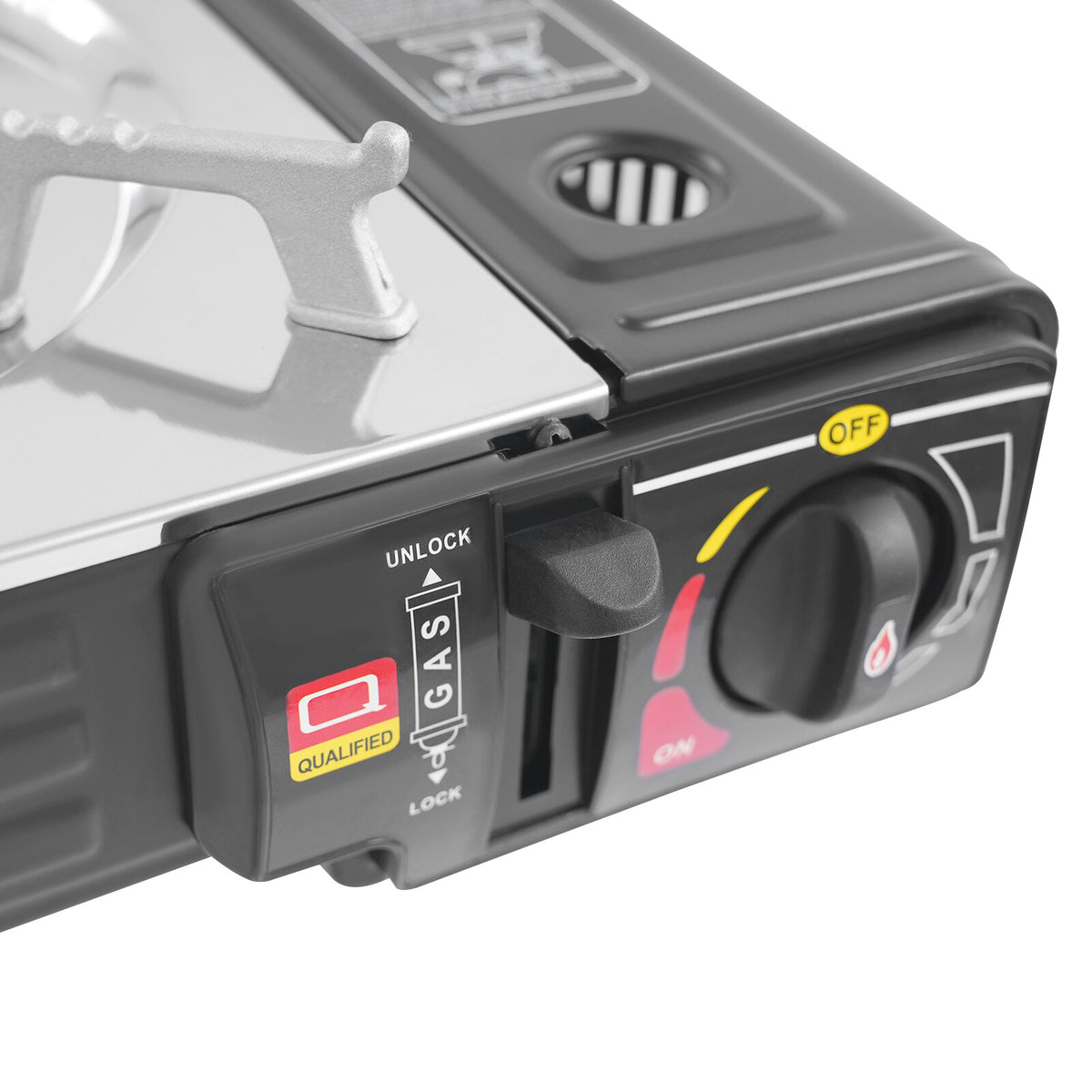 Portable Butane Camping Stove with Carrying Case - Dual Burner, 2100W