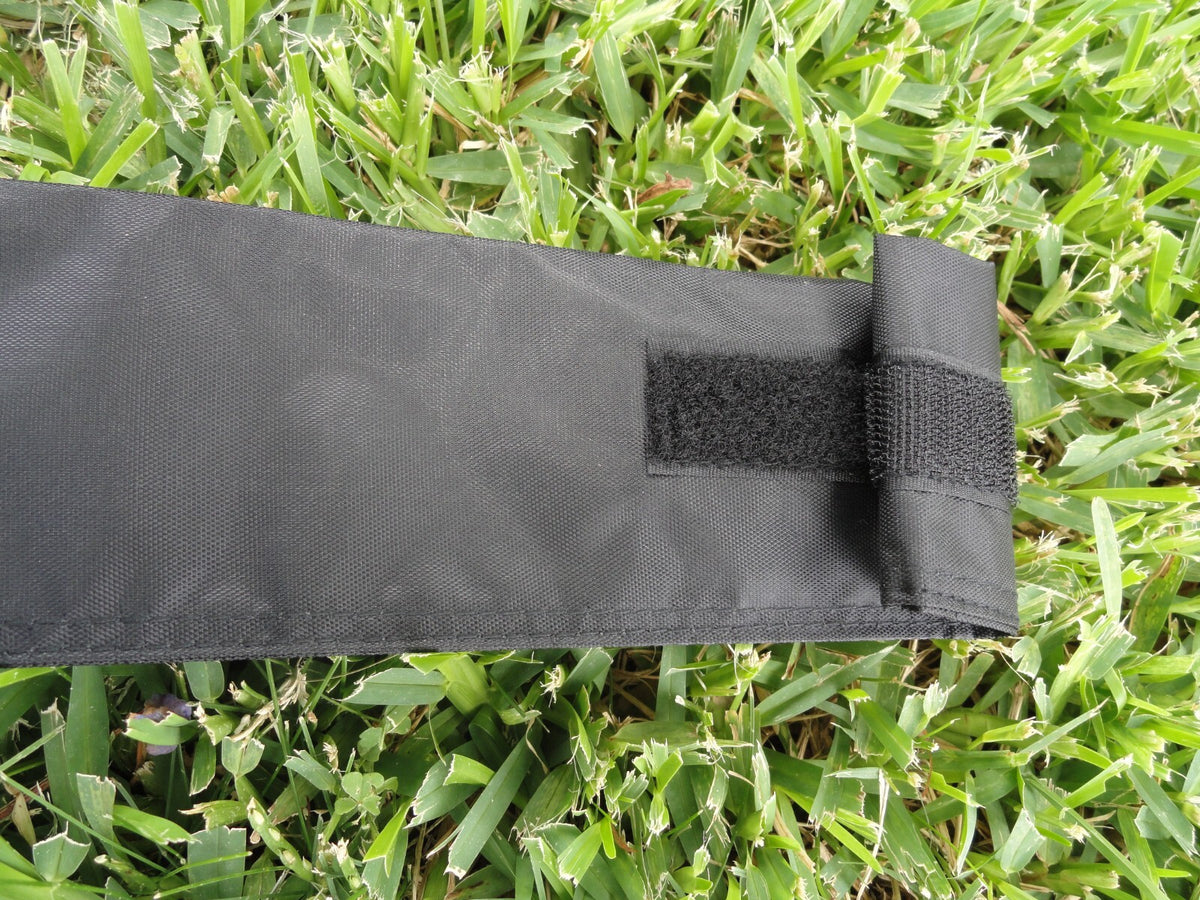 Pair 8' Waterproof Fishing Rod Covers with Quarter-Cut Design for Saltwater & Travel