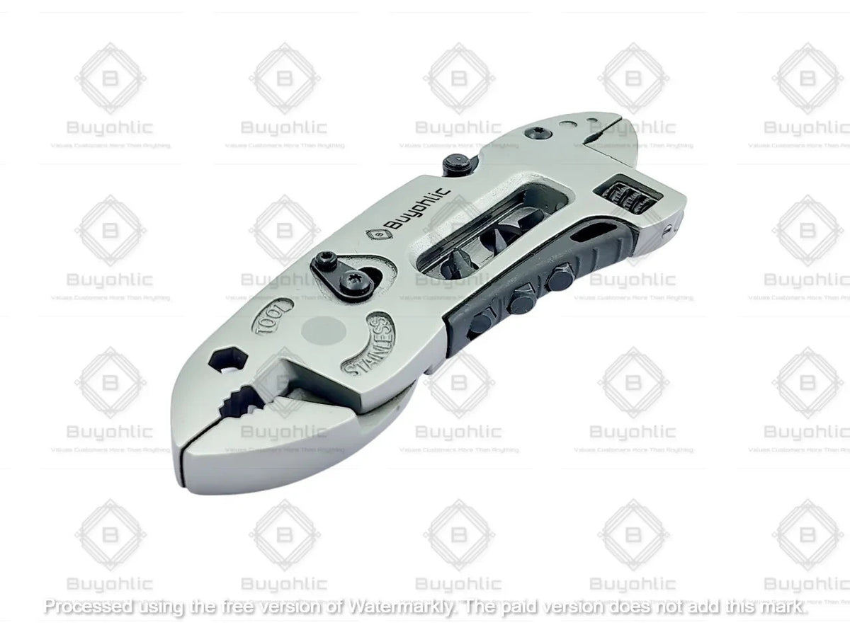 7-in-1 Multi-Tool Wrench Set with Pliers Wire Cutter Screwdrivers