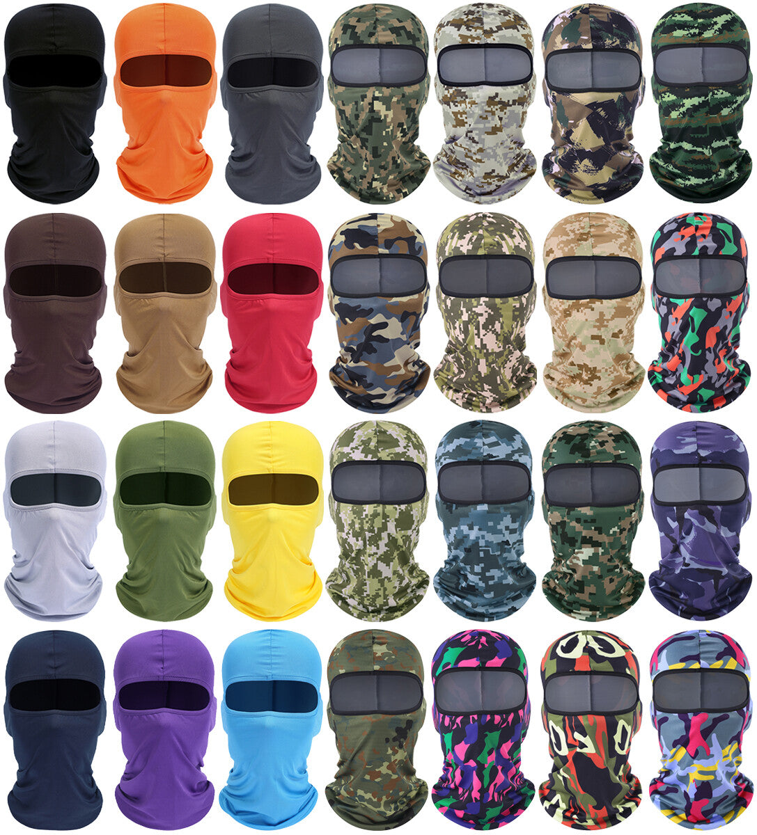 Unisex UV Protection Balaclava Face Mask for Outdoor Sports and Skiing