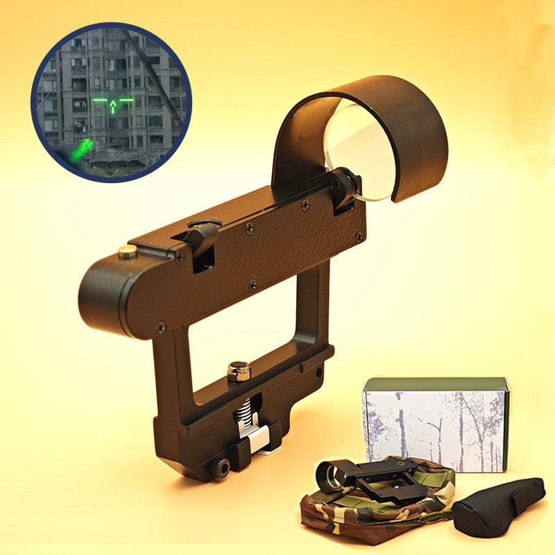 Green Dot with Triangle Reticle for Hunting and Shooting
