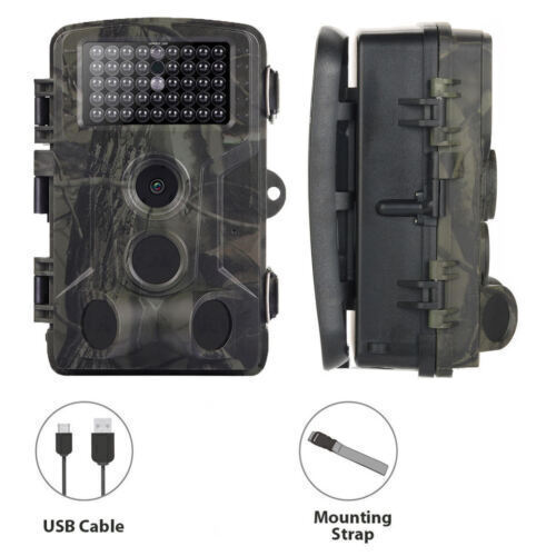 50MP 4K Wildlife Trail Camera Night Vision Waterproof Motion Camera