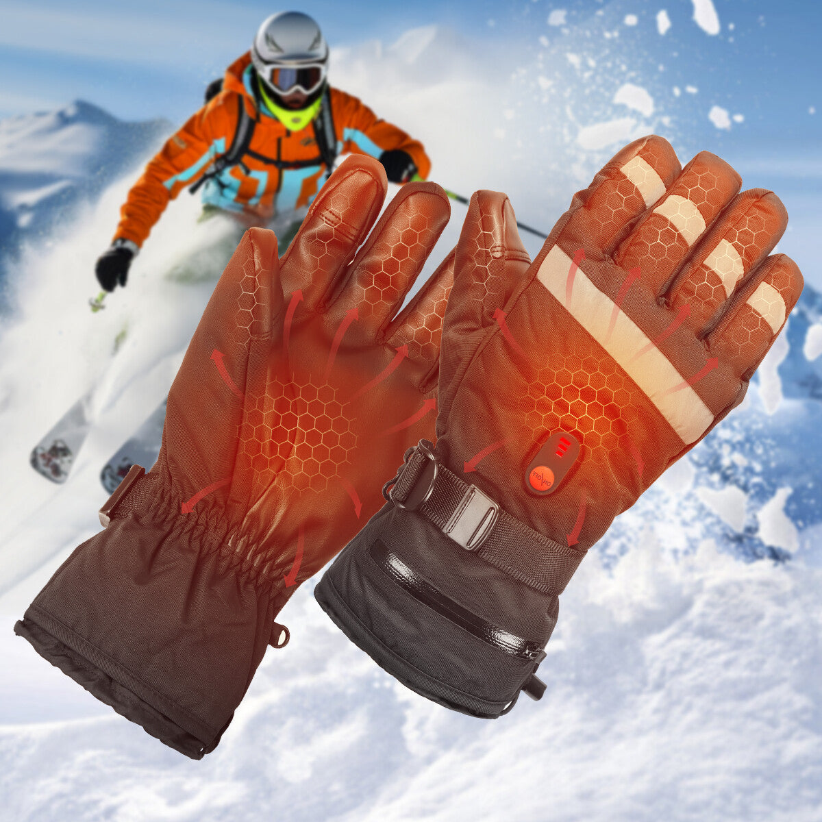 Rechargeable Electric Heated Socks and Gloves Set for Winter Men Women