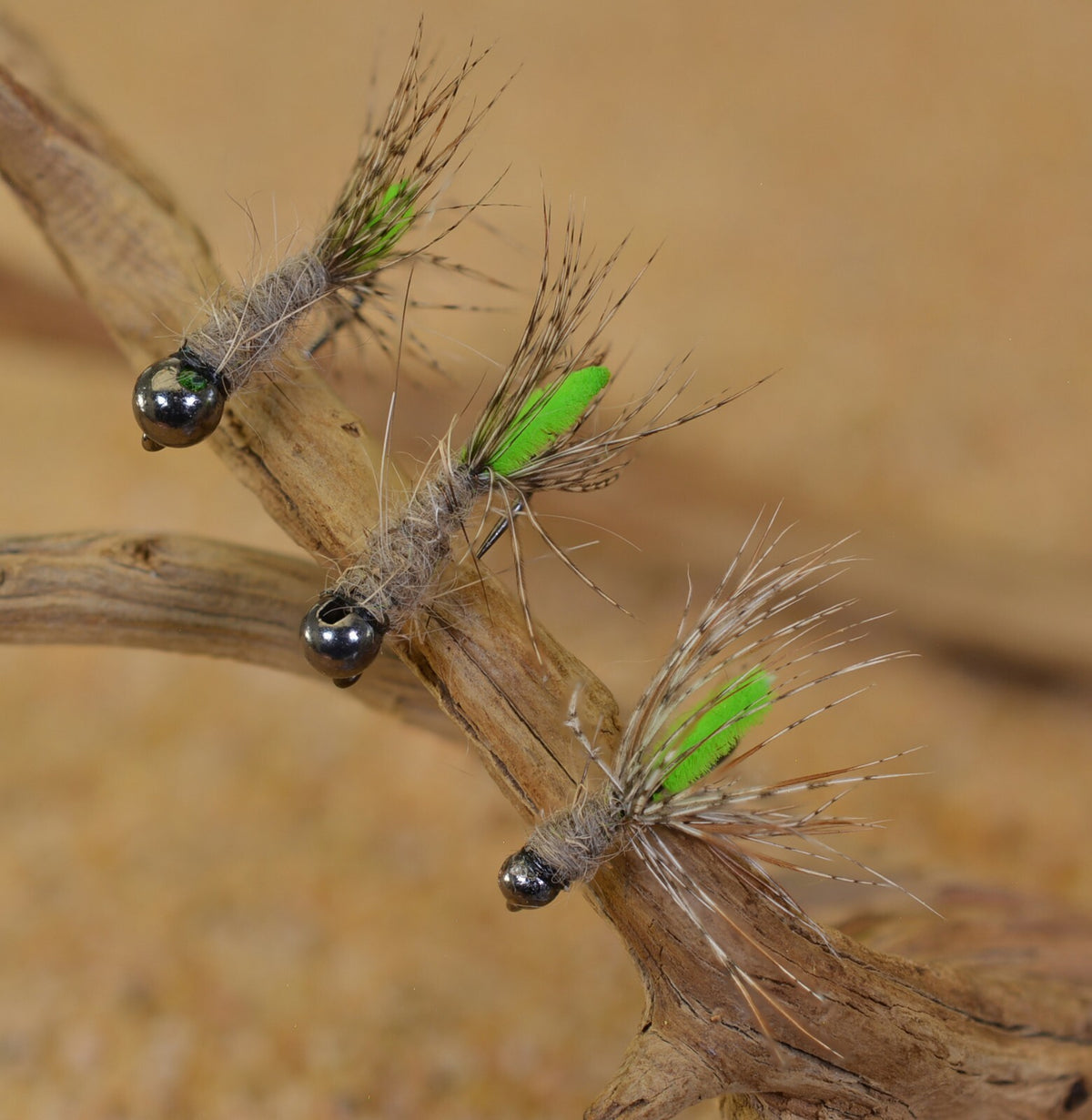 Fishing Jig Head Flies - Tungsten Peeping Caddis for Euro Nymph Tackle