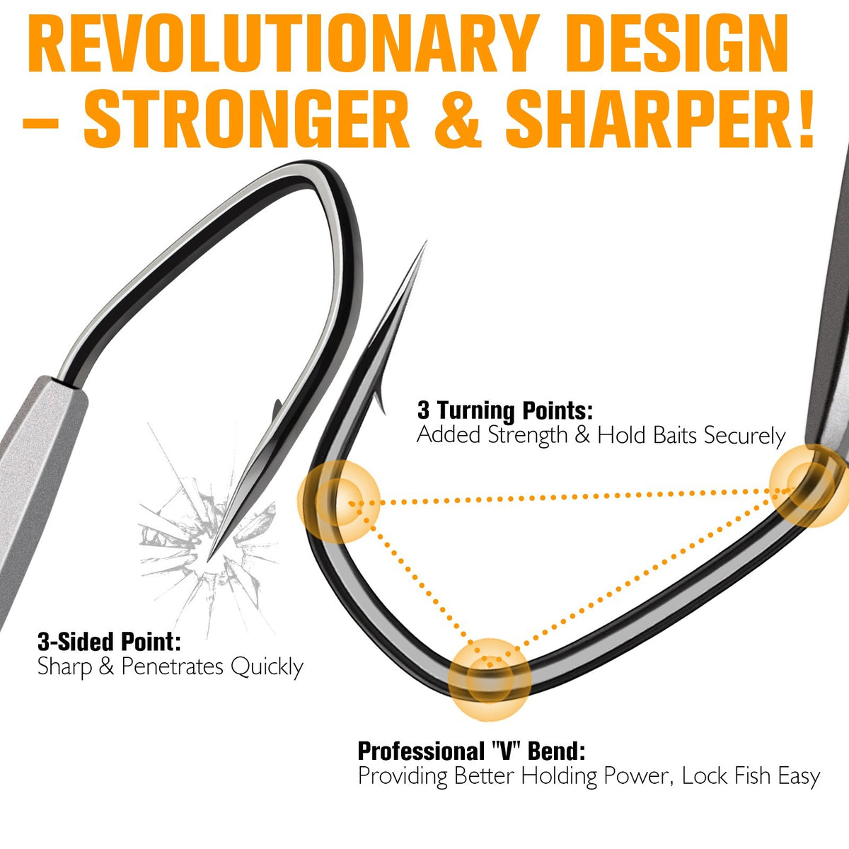 Weighted Swimbait Hooks Set - Heavy Duty Weedless Fishing Hooks for Bass