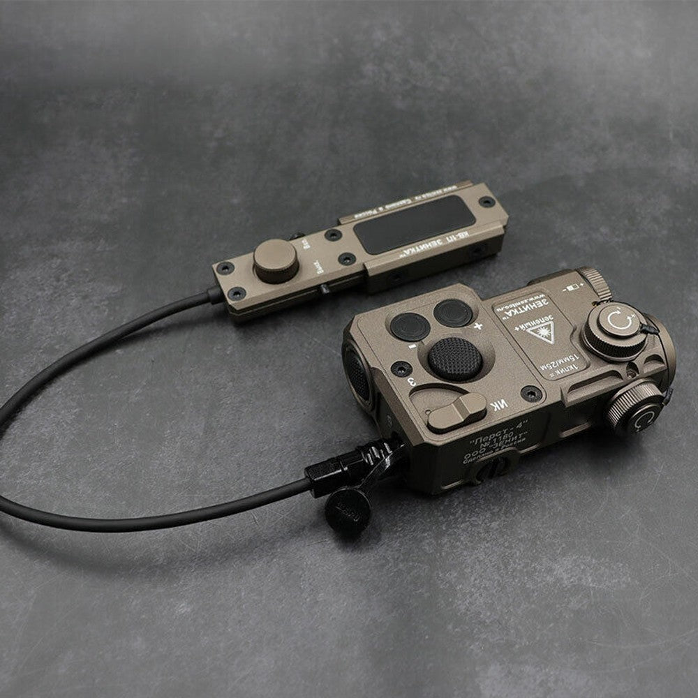 IR & Green Laser Dot Sight Scope for Hunting with Mount - TAN