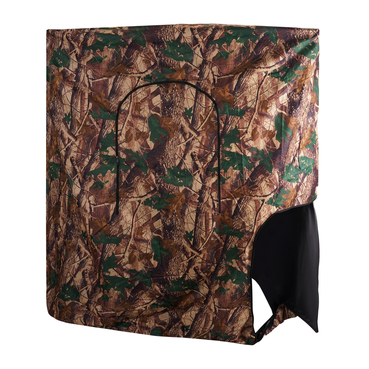 7ft Tall Steel & Cloth Hunting Blind Cover for 2-Person Camouflage