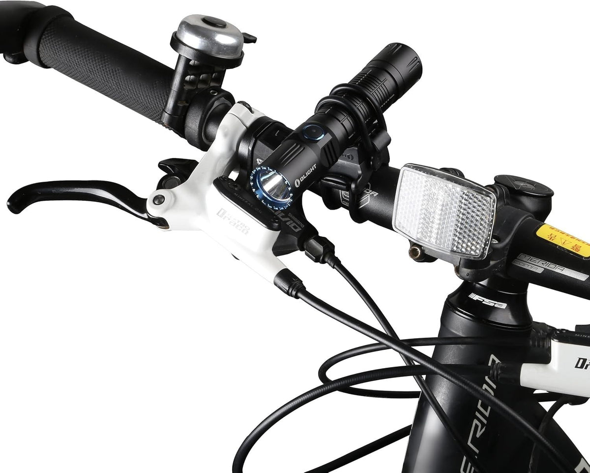 Universal Bicycle Flashlight Mount for Handlebar 10-35mm Diameter