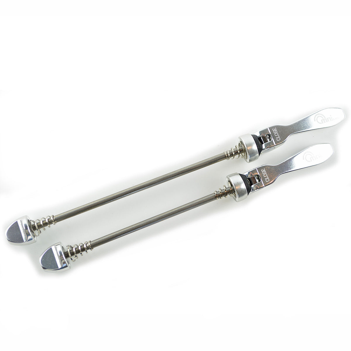 Lightweight Bicycle Wheel Skewers Set for Road & Mountain Bikes - Stainless Steel