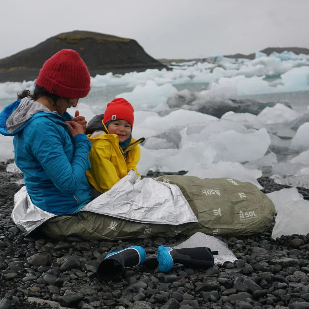 Emergency Survival Bivvy Shelter with Hood - Reflective, Waterproof, Tear-Resistant