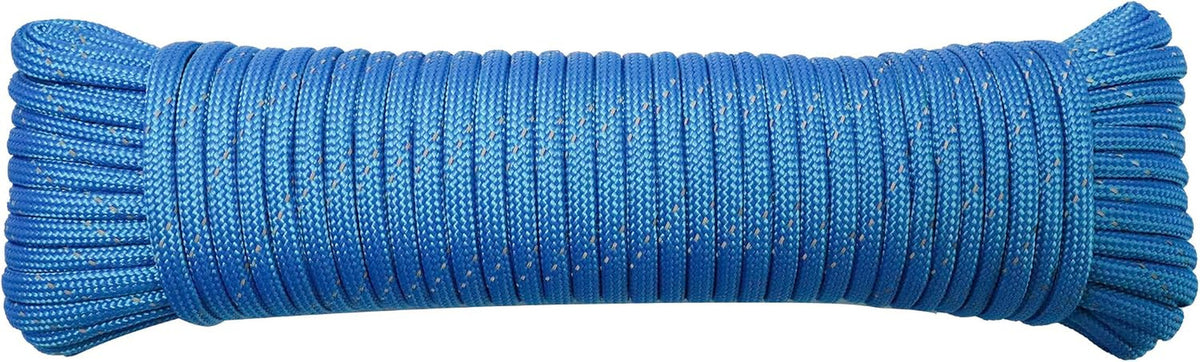 Reflective Paracord Rope 550lb Strength 50ft for Camping & Survival