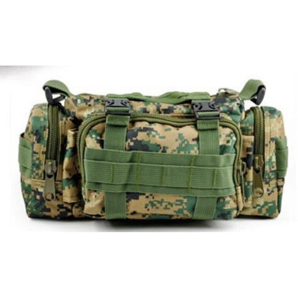 Military MOLLE Waist Pack Waterproof Tactical Gear with Multiple Pouches