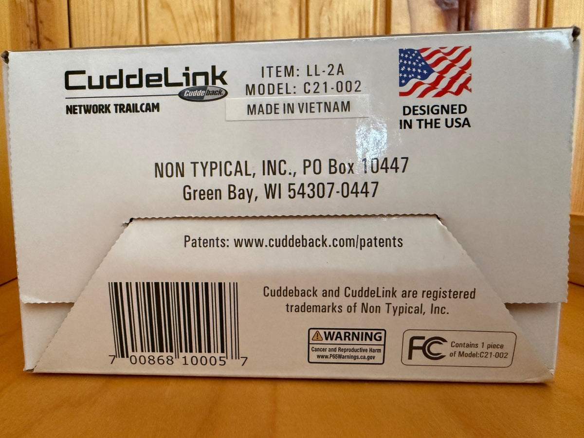Trail Camera with Long Range IR for Wildlife Monitoring - Cuddeback LL-2A