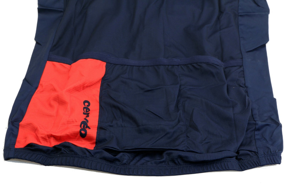 Women's Cycling Gilet Vest - Lightweight Windproof Sports Top, Navy Medium