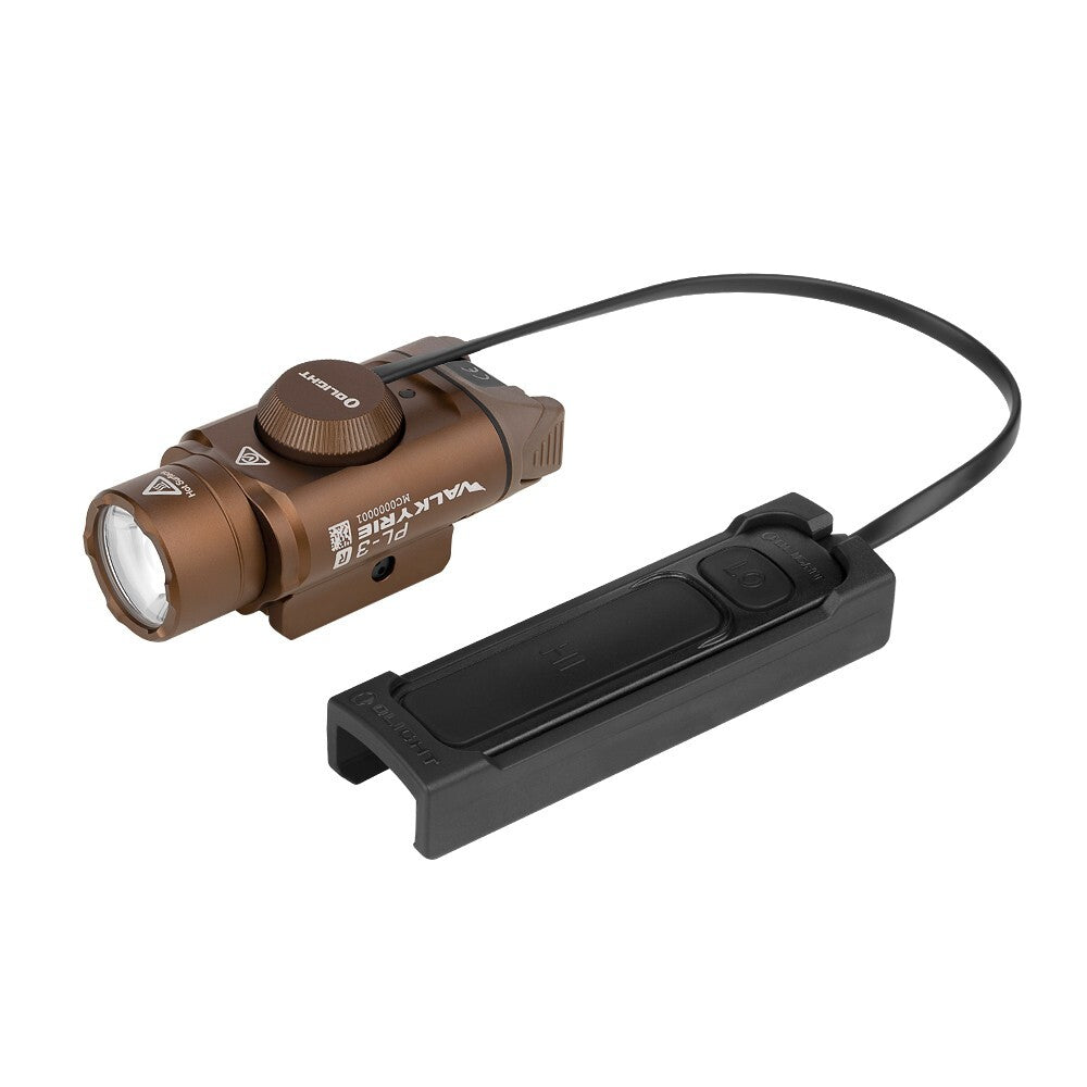 Rechargeable Tactical Rail Light with Mount for Law Enforcement & Hunting