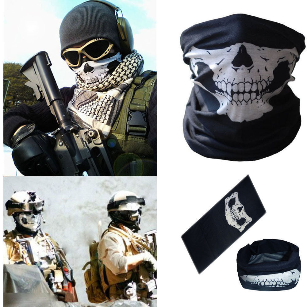 Unisex Skull Face Mask for Motorcycle Ski Snowboard Balaclava - Multiple Quantities