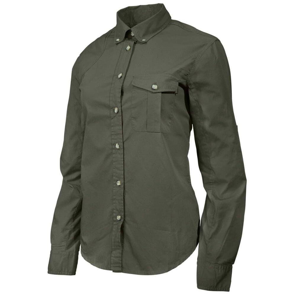 Women's Shooting Shirt with UPF 50 Cotton - Green