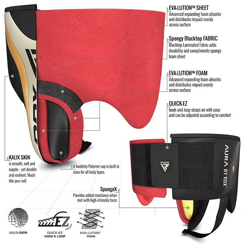 RDX T17 Groin Guard for MMA, Boxing, Muay Thai & Martial Arts