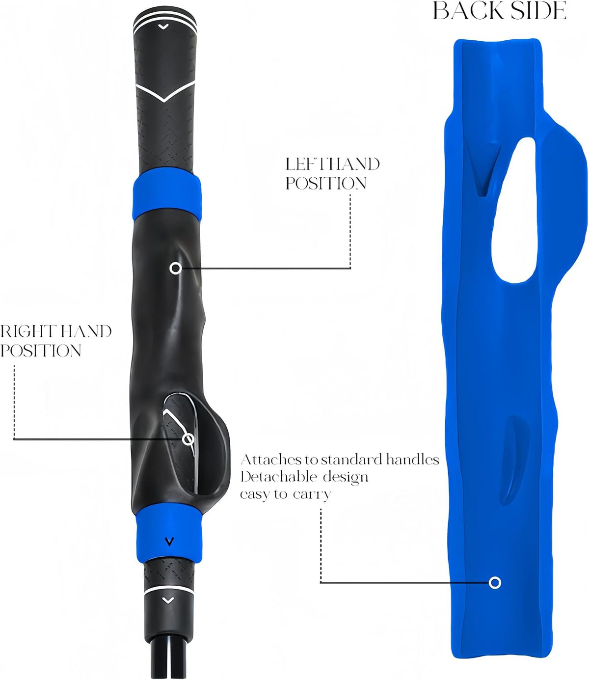 Golf Grip Trainer for Right Hand - Improves Swing & Hand Position