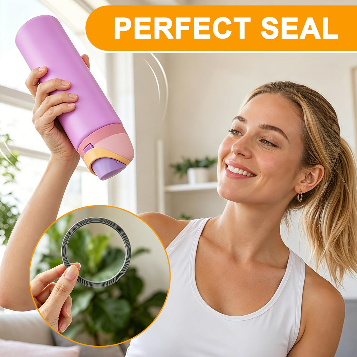 Replacement Silicone Seal Ring for Owala FreeSip Bottles 5-Pack