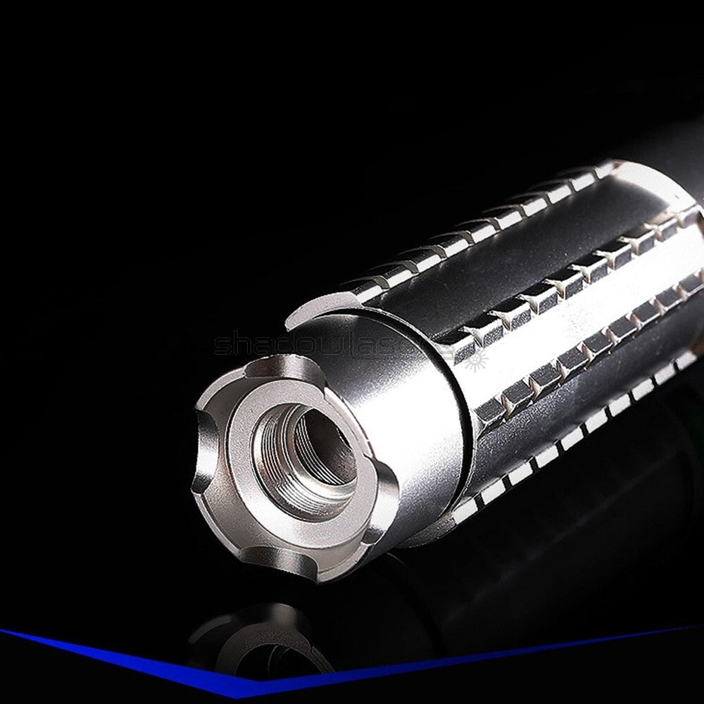 Adjustable Focus Blue Laser Pointer with Battery & Charger - 450nm 3000-5000M Range
