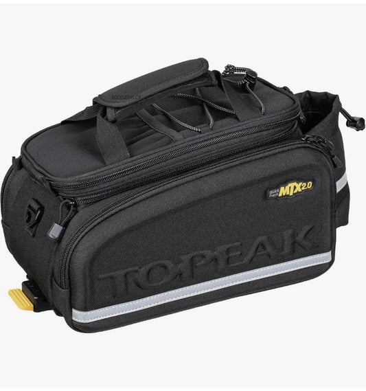 Rear Bicycle Bag with Spacious Storage and Easy Mounting - Black