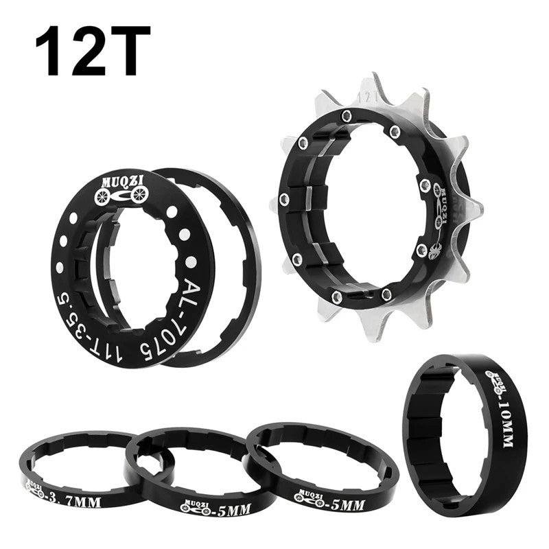 Single Speed Bicycle Cassette Cog 12T-22T Upgrade Kit for MTB & Road Bikes