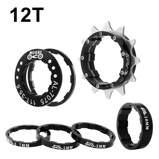 Single Speed Bicycle Cassette Cog 12T-22T Upgrade Kit for MTB & Road Bikes