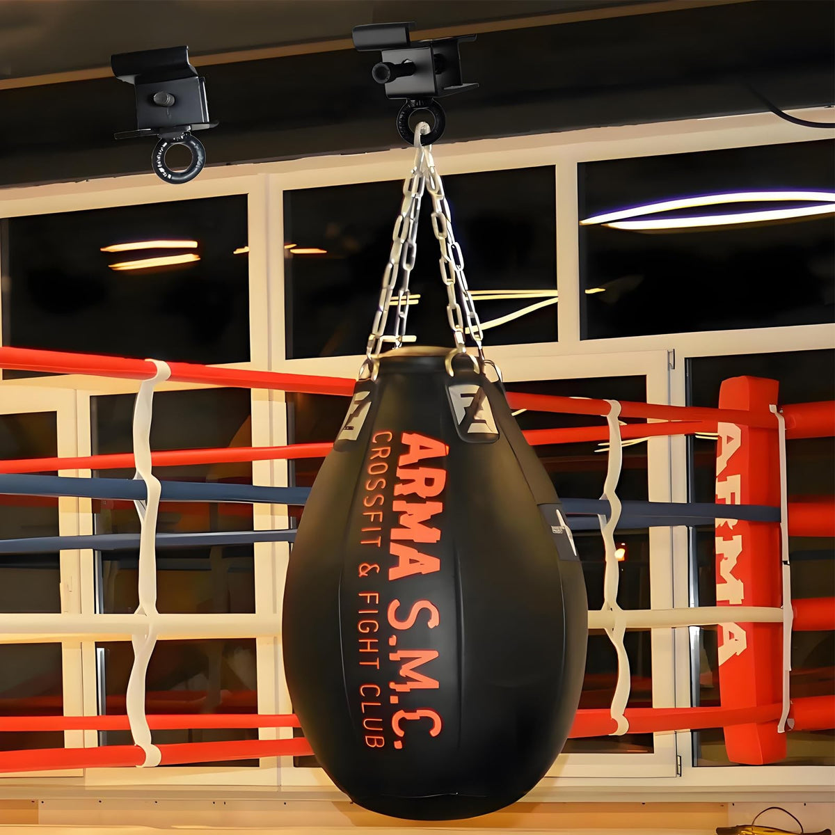 Heavy Duty Steel I-Beam Clamp for Heavy Bag Supports 4-6.5 Inch Range 800 Lb Capacity