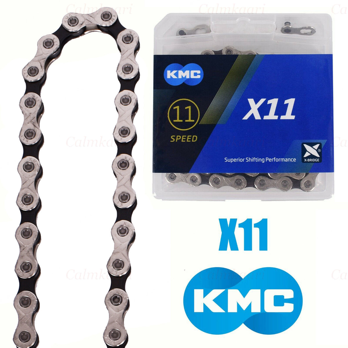 11-Speed Bike Chain - Durable 118 Links for Shimano SRAM Campy