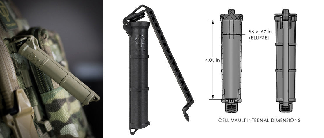 Waterproof Battery Storage Case for Camping and Survival Gear